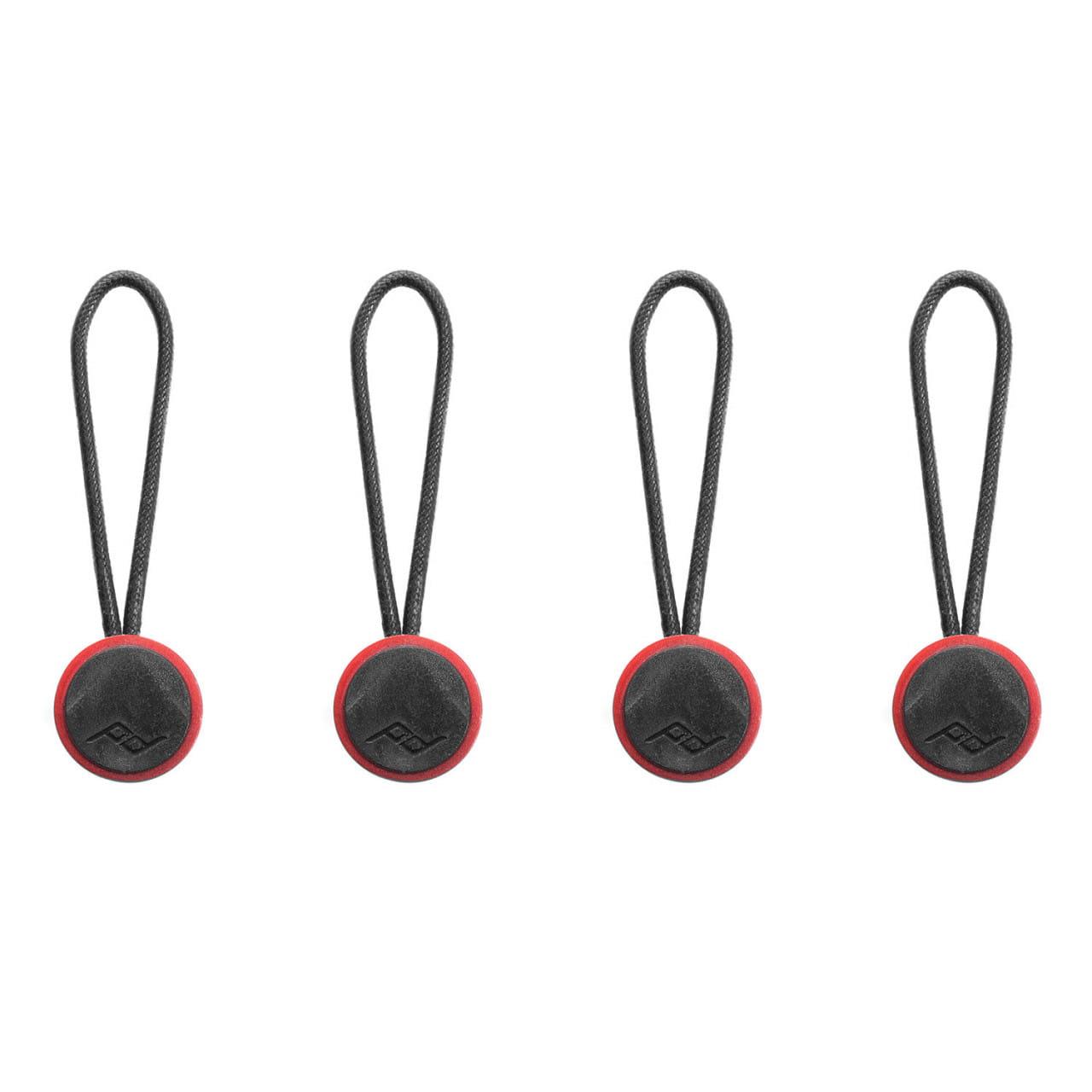 PEAK DESIGN Micro Anchor 4x Ankerschlaufe - z.B. für Leash, Cuff, Slide, Slide Lite oder Clutch (Rot