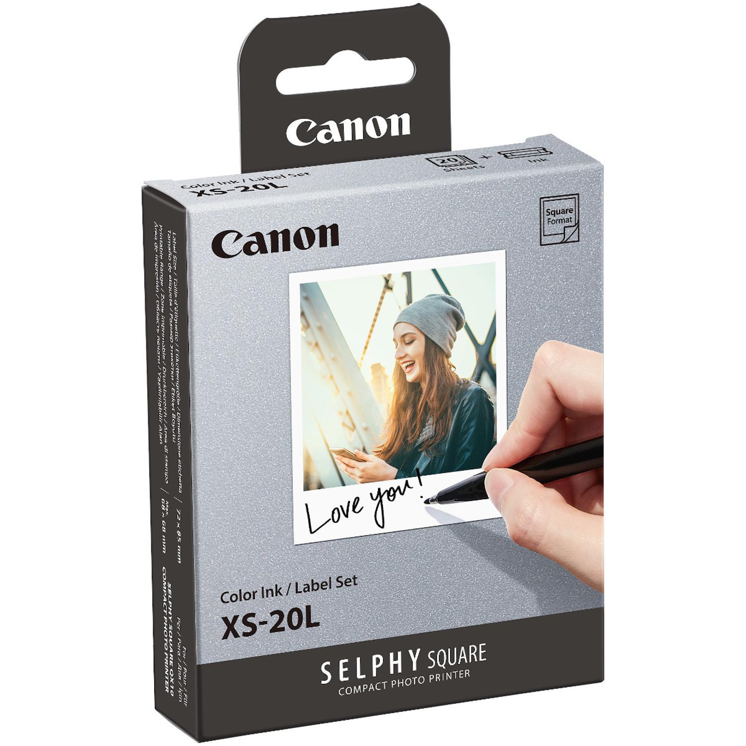 Canon XS-20L Set mit Farbtinte u.Sticker