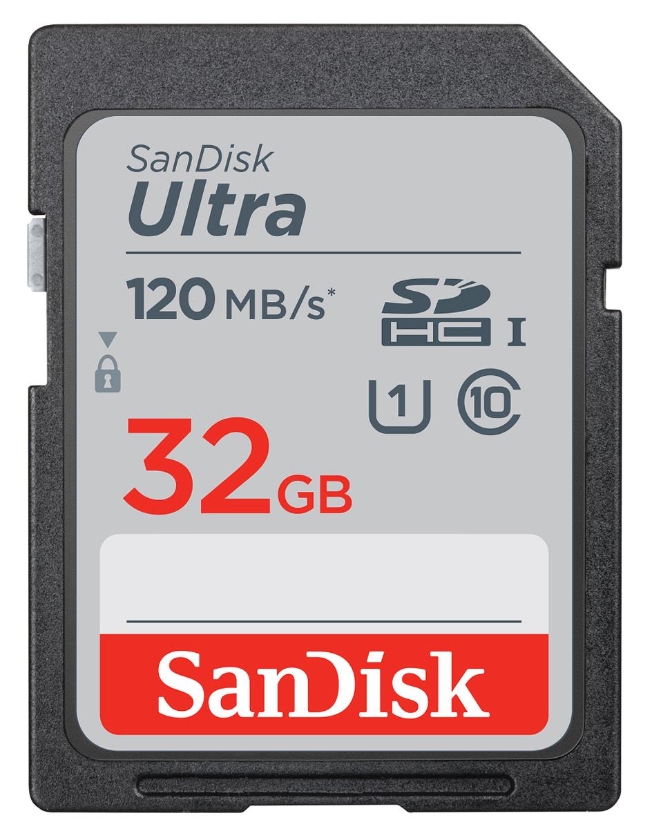 SanDisk SDHC Ultra 32GB (Class 10/UHS-I/120MB/s)