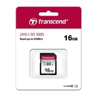 Transcend 16GB SDHC-Karte 300S UHS-I U1 Cl10 95/10MB/s