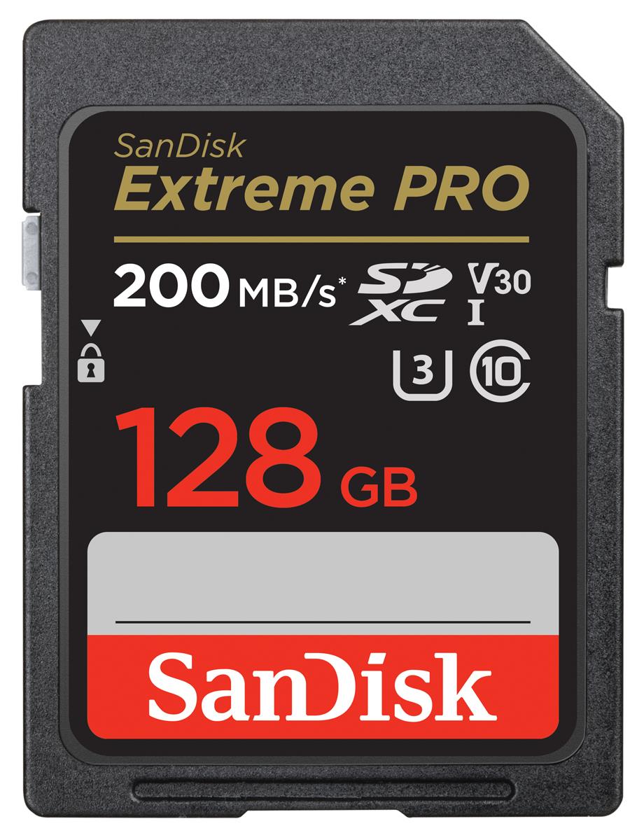 SanDisk SDXC Extreme PRO 128GB (R200 MB/s) + 2 Jahre RescuePRO Deluxe