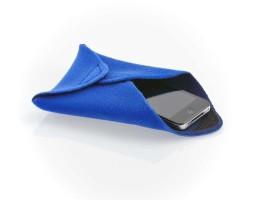 WRAP - S Einschlagtuch - Stretch, blau 20x20cm