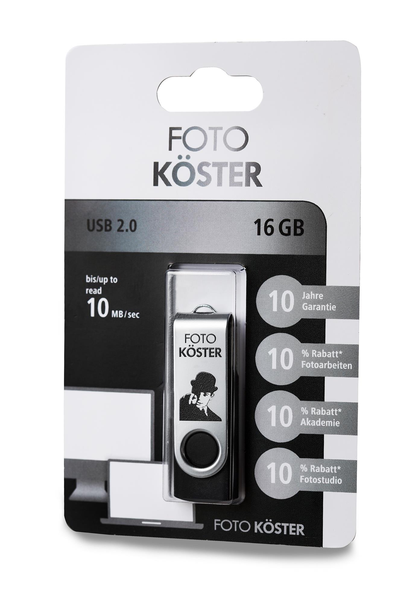 Hama FOTO KÖSTER USB STICK Rotate 16 GB