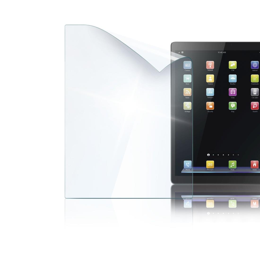 Hama Displayschutzfolie Crystal Clear für Tablet-PCs bis 10,1