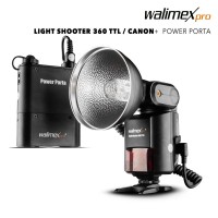 Walimex pro Light Shooter 360 TTL für Canon + Powe
