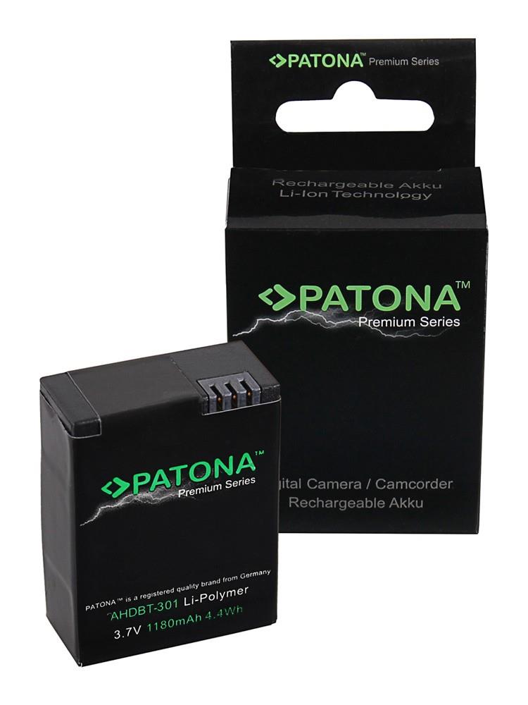PATONA Premium Battery for GoPro HD Hero 3+ AHDBT302 AHDBT301 AHDBT201