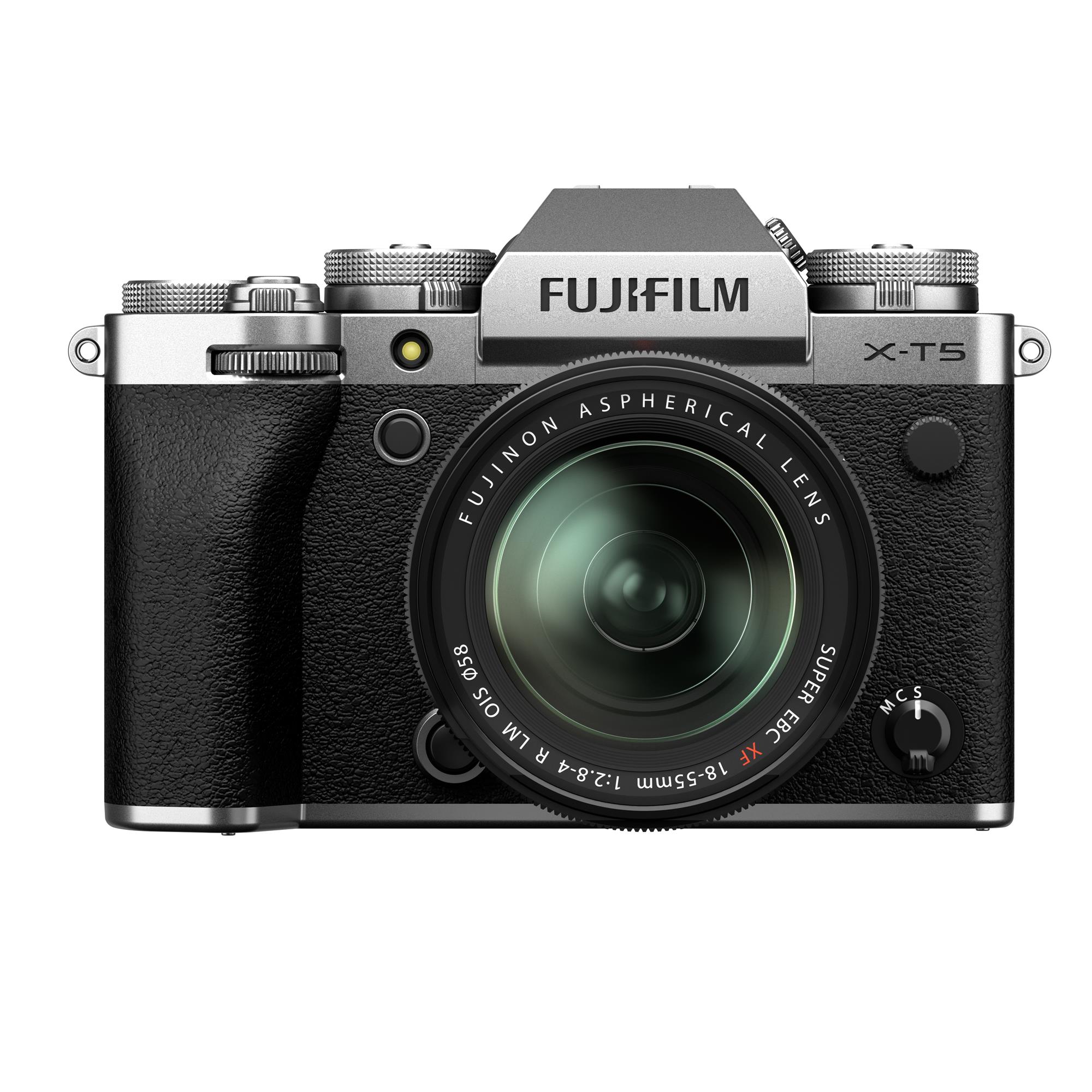 Fujifilm X-T5 Gehäuse silber + XF18-55mmF2.8-4 R LM OIS