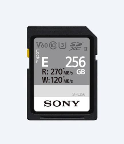 Sony 256GB SDXC Cl10 UHS-II U3 V60 270/120 MB/s Speicherkarte