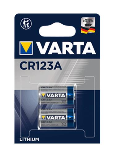 VARTA Professional Lithium CR123A 2er Batterie