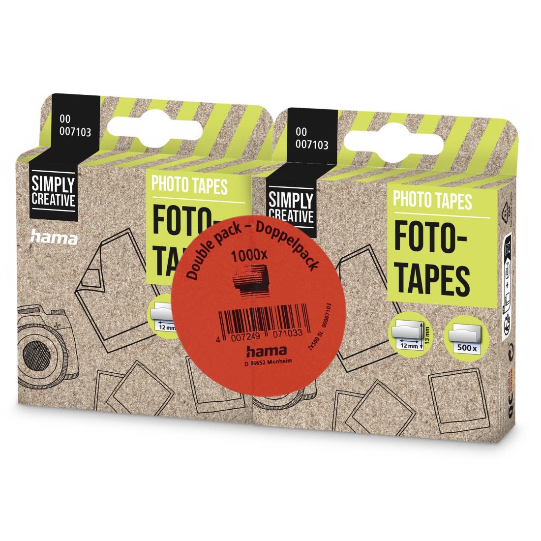 Hama Fototape-Spender, 2x500 Tapes, Doppelpack