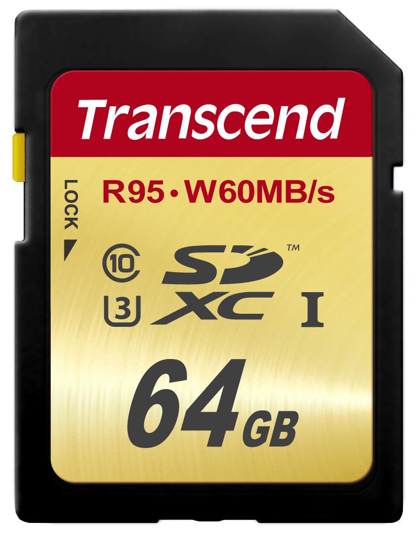 Transcend 64 GB SDXC Class10 UHS-1 U3