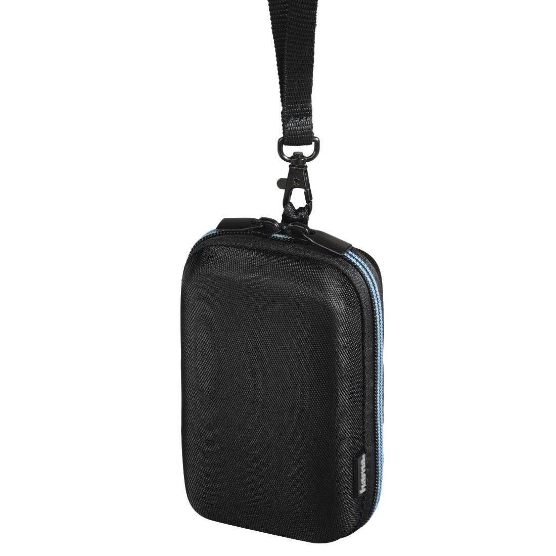 Hama Kameratasche Hardcase Zip, 80 M, Schwarz/Blau | Taschen und Rucksäcke  | Taschen & Gurte | Foto Köster