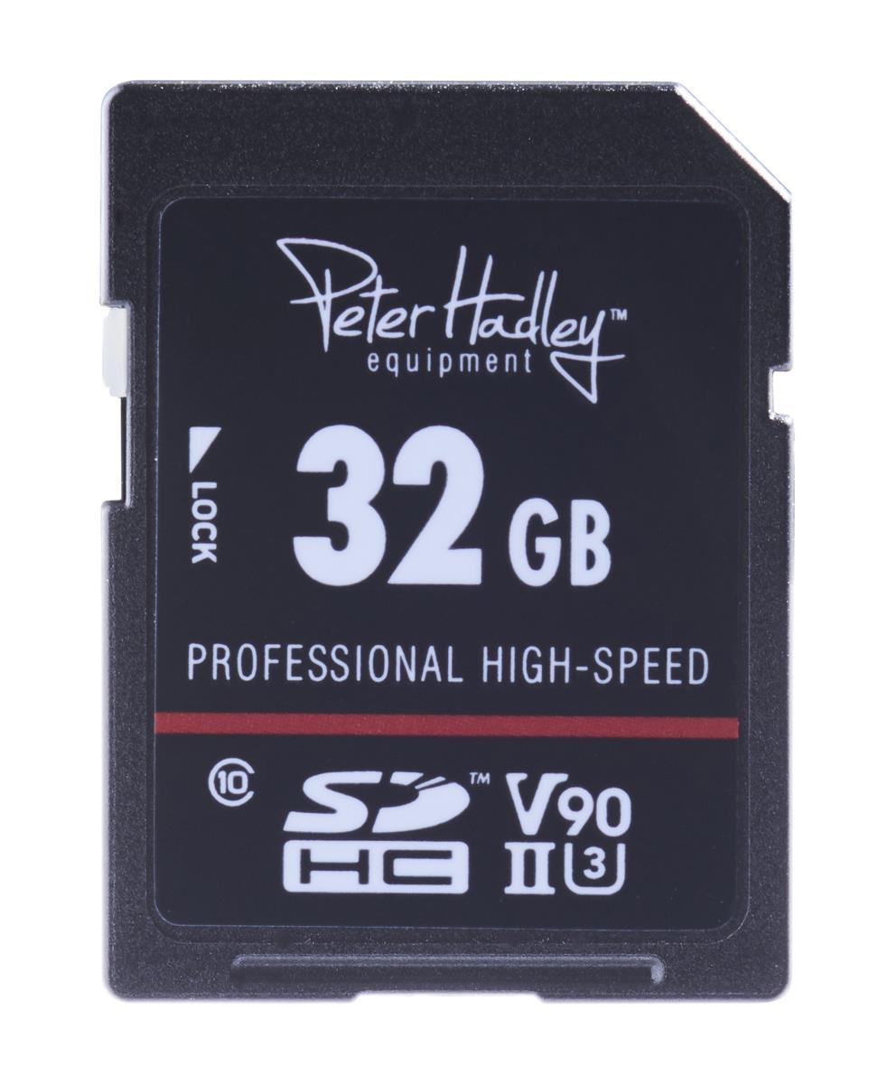Peter Hadley Prof. High-Speed 32 GB UHS-II SDHC-Karte Cl10, U3, V90