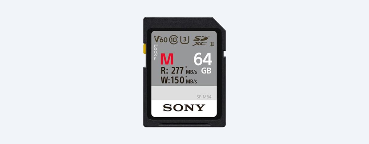 Sony 64GB SF-M SDXC UHS-II U3 277MB/s