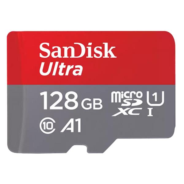 SanDisk 128GB microSDXC-Karte+SD Adapter 140MB/s A1 Class 10 UHS-I, Speicherkarte