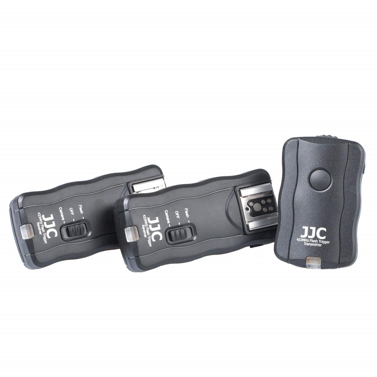 JJC 30m Funk-Auslöser JJC für Kamera und Blitz - inkl. 2 Empfänger