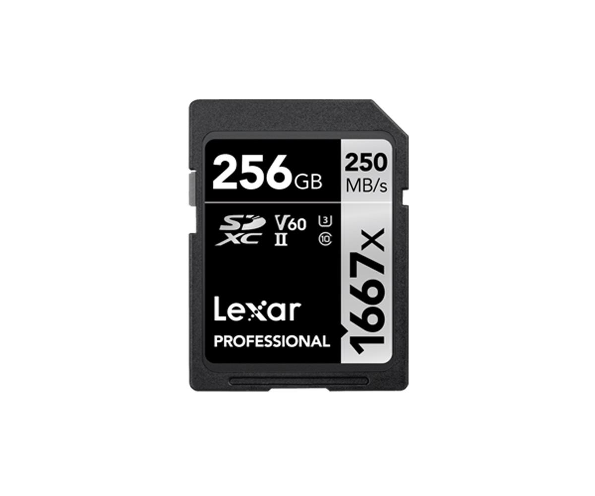 Lexar SD Pro Silver Series UHS-II 1667x 256GB V60
