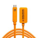 Tether Tools TetherBoost Pro USB-C Core Controller Extension Cable -Verlängerung für USB-C Kabel (orange)
